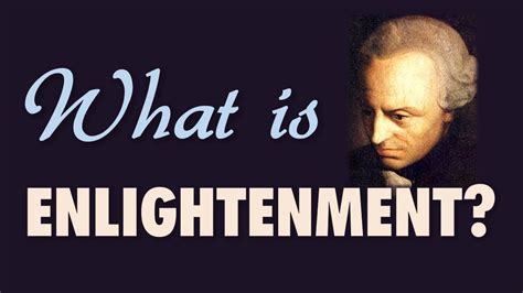 immanuel kant what is enlightenment summary